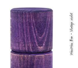 WauWau Ben vintage look purple detail