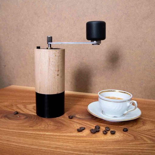 WauWau coffee grinder Beanie 25 beech natural/ black mood