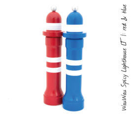 WauWau Spicy Lighthouse LT1 red &amp; blue mill set