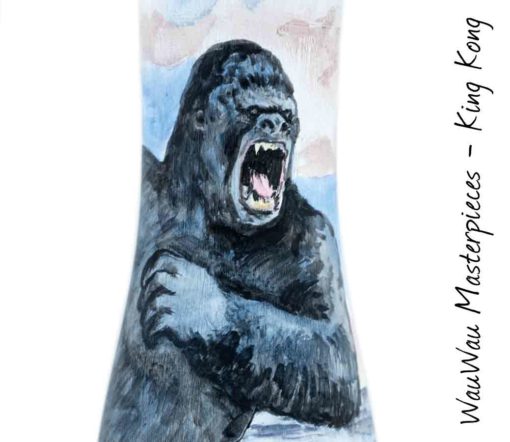 WauWau Masterpieces Edition: King Kong, handbemaltes Einzelstück, Detail