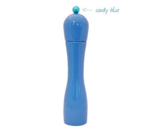 WauWau Pepper grinder Peppers Delight blue knob candy blue