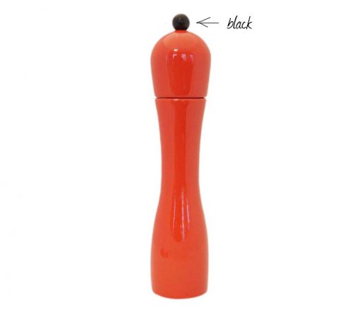 WauWau Pepper grinder Peppers Delight red knob black
