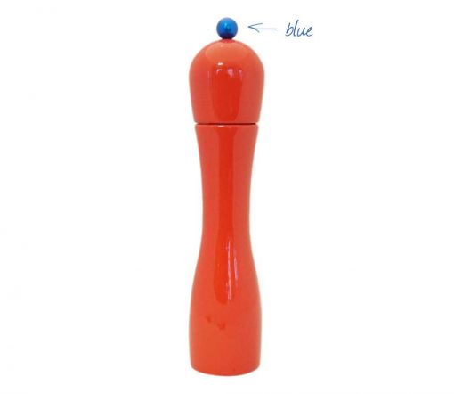 WauWau Pepper grinder Peppers Delight red knob blue