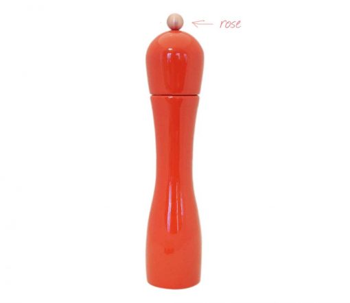 WauWau Pepper grinder Peppers Delight red knob rose