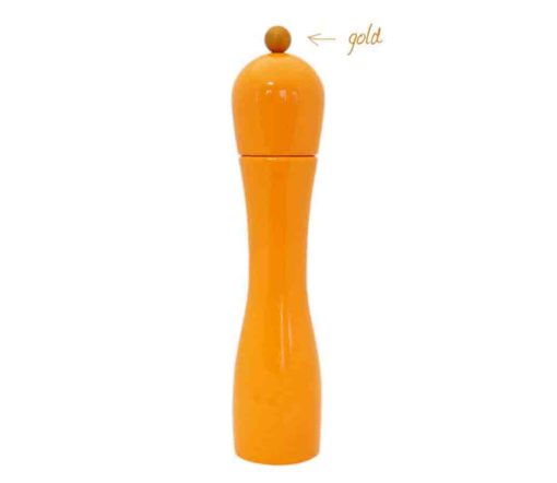 WauWau Peppers Delight Orange high glossy golden knob