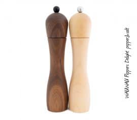 WauWau Peppers Delight walnut/ maple natural mill set