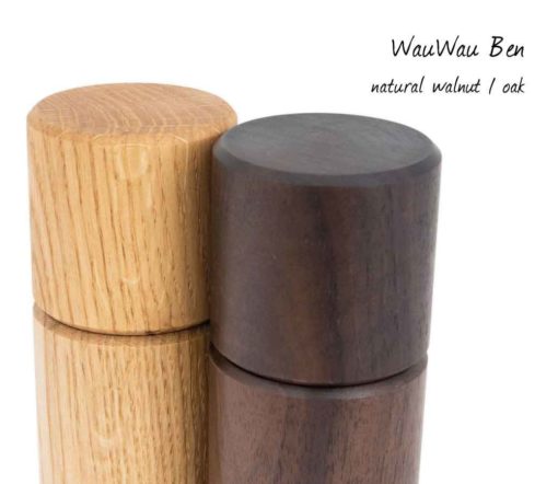 WauWau Ben walnut oak natural mill set detail