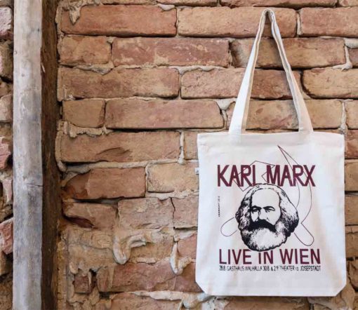ViennaShit fabric bag Karl Marx